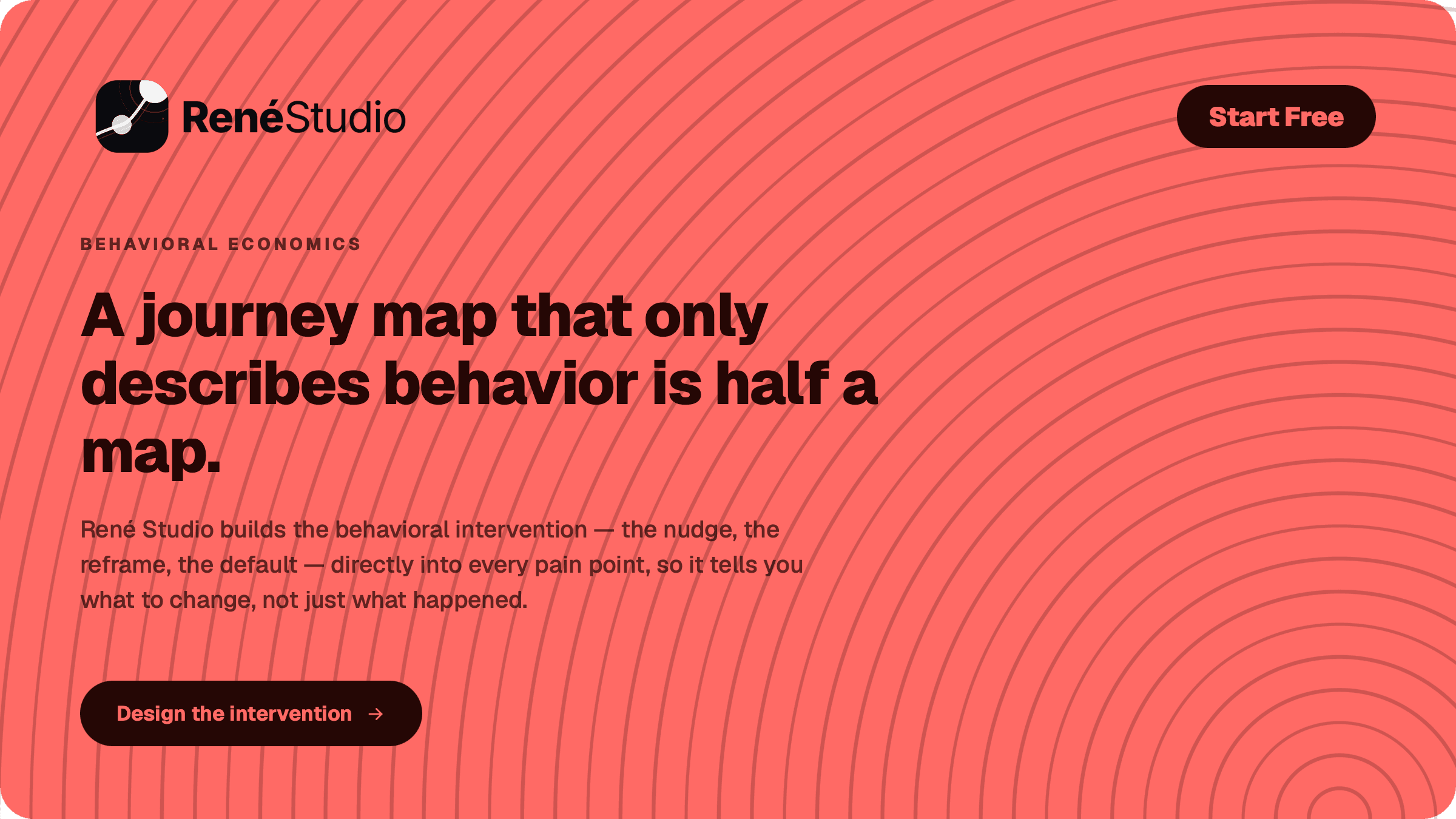 René Studio — CX design grounded in behavioral science. Start free.