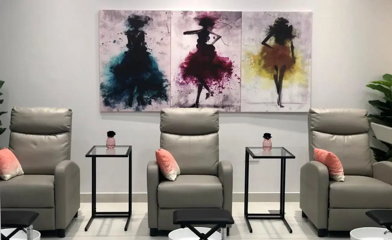 Nudging customers to book services and attend their ladies salon appointments